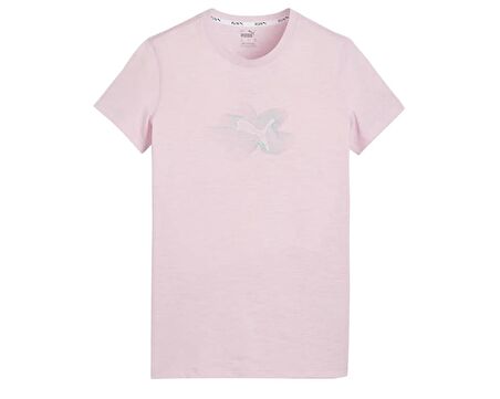 Puma Women's Radiant Run Tee Kadın Günlük Tişört 52512360 Pembe