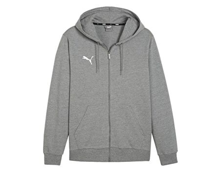 Puma Teamgoal Casuals Hooded Erkek Futbol Ceketi 65859533 Gri