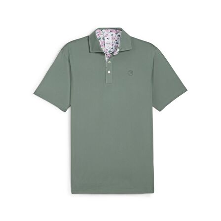Puma AP Floral Trim Polo Tshirt / Erkek Golf Tshirt