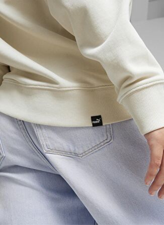 Puma 67788587 HER Hoodie TR Beyaz Kadın Kapüşon Yaka Regular Fit Sweatshirt