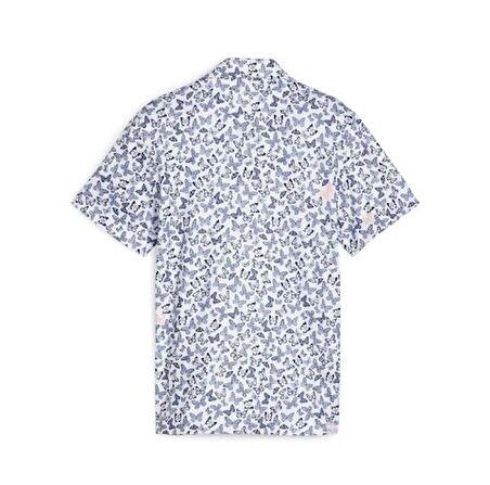Puma CLOUDSPUN Butterflies Polo Tshirt / Erkek Kelebek Baskılı Golf Tshirt