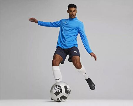 Puma Teamfinal Training 1/4 Zip Top Erkek Futbol Antrenman Uzun Kollu Üst 65855102 Mavi