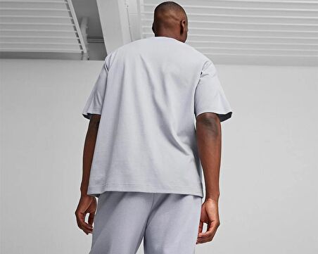 Puma Classics+ Tee Erkek Günlük Tişört 62427263 Gri