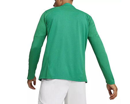 Puma Teamfinal Training 1/4 Zip Erkek Futbol Antrenman Uzun Kollu Tişört 65855105 Yeşil