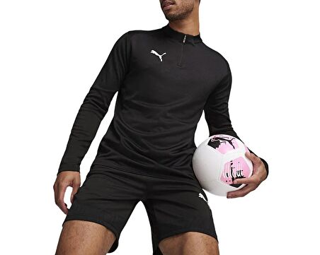 Puma Teamfinal Training 1/4 Zip Top Erkek Futbol Antrenman Uzun Kollu Üst 65855103 Siyah