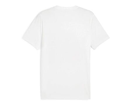 Puma Swished Tee Erkek Basketbol Tişörtü 62480103 Beyaz
