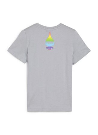 Puma Baskılı Gri Erkek T-Shirt 62481663-PUMA X TROLLS Tee