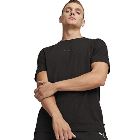 Bmw Mms Erkek Siyah Günlük Stil T-Shirt 62416001