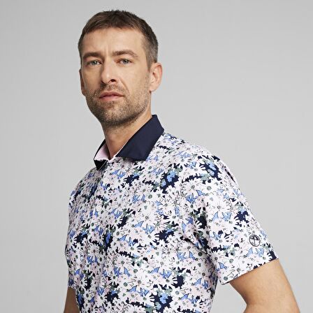 Puma AP Floral Polo Tshirt / Erkek Çiçek Baskılı Golf Tshirt