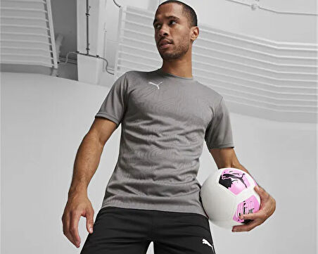 Puma Teamfinal Training Jersey Erkek Futbol Antrenman Tişörtü 65855713 Gri