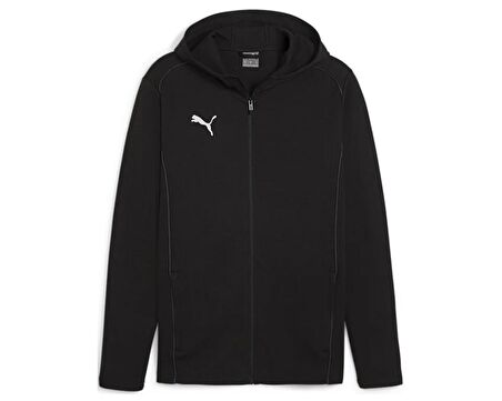 Puma Teamfinal Casuals Hooded Erkek Futbol Ceketi 65852803 Siyah