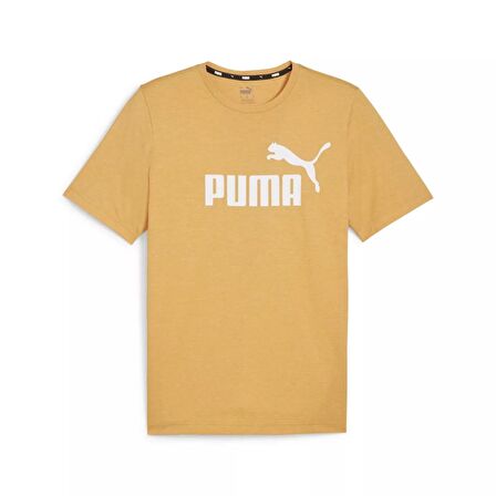 Puma Essential Heather Tee Erkek Sarı Günlük Stil Tişört 58673691