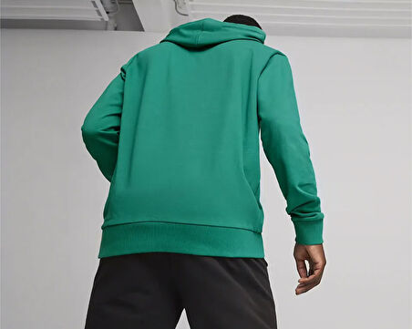 Puma Teamgoal Casuals Hoody Erkek Futbol Antrenman Sweatshirts 65861805 Yeşil