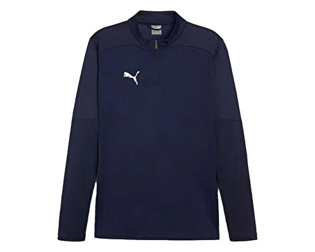 Puma Teamfinal Training 1/4 Zip Erkek Futbol Antrenman Uzun Kollu Üst 65855106 Lacivert