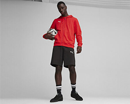 Puma Teamgoal Casuals Hooded Jacket Erkek Futbol Ceketi 65859501 Kırmızı
