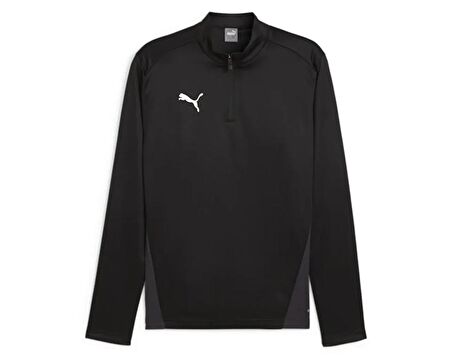 Puma Teamgoal Training 1/4 Zıp Top Erkek Futbol Antrenman Sweatshirts 65862903 Siyah