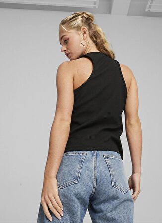 Puma 67870001 HER Tank Top Siyah Kadın Bisiklet Yaka Regular Fit Atlet