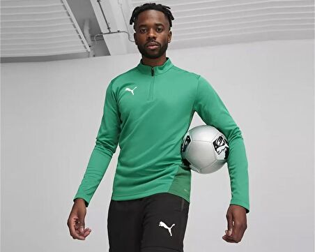 Puma Teamgoal Training 1/4 Zıp Top Erkek Futbol Antrenman Sweatshirts 65862905 Yeşil