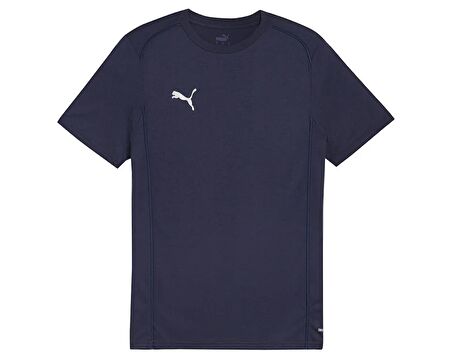 Puma Teamfinal Casuals Tee Erkek Futbol Tişörtü 65854406 Mavi
