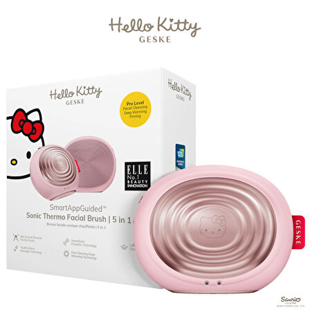 Hello Kitty Titreşimli Yüz Temizleme ve Isılı Masaj Cihazı | Sonic Thermo Facial Brush