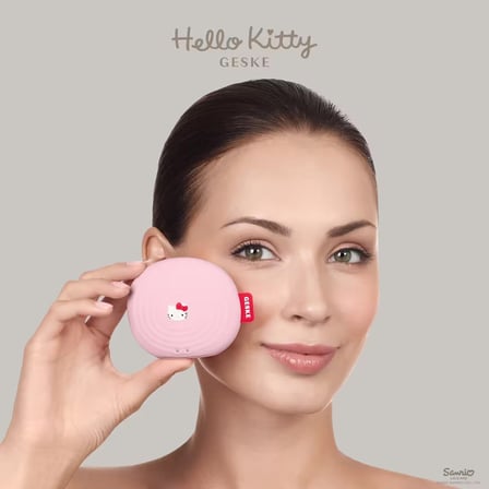 Hello Kitty Yüz Temizleme ve Masaj Cihazı (Titreşimli)| Sonic Thermo Facial Brush