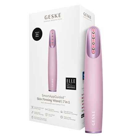 GESKE Mikro Akım Cilt Sıkılaştırıcı 7 in 1 (Pembe)