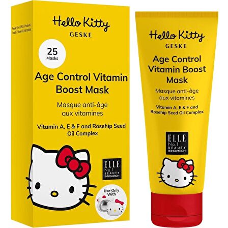 Geske Age Control Vitamin Boost Mask-Head (Anti-Age Vitamin Kompleks İçeren Maske)