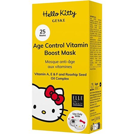 Geske Age Control Vitamin Boost Mask-Head (Anti-Age Vitamin Kompleks İçeren Maske)