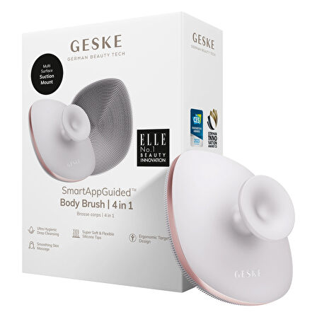 Metal Detaylı Yumuşak Silikonlu Vücut Temizleme Fırçası | Body Brush