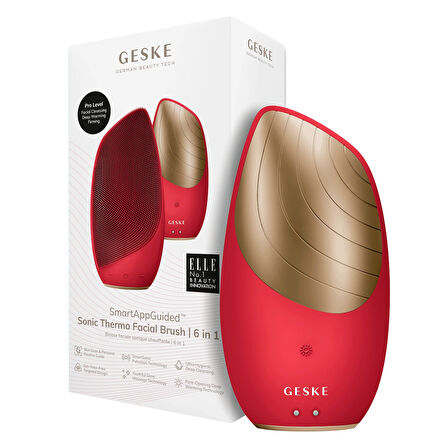 Titreşimli Yüz Temizleme ve Isılı Masaj Cihazı | Sonic Thermo Facial Brush