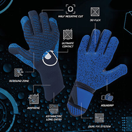 Uhlsport Futbol Kaleci Eldiveni Fm Aquagrip Hn 101138501