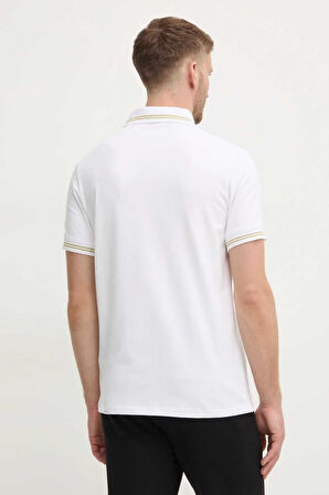 Karl Lagerfeld Erkek Polo Yaka T-Shirt Beyaz 745462551235 POLO