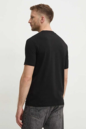 Karl Lagerfeld Erkek Bisiklet Yaka T-Shirt Siyah 755462551235 T-SHIRT CREWNECK
