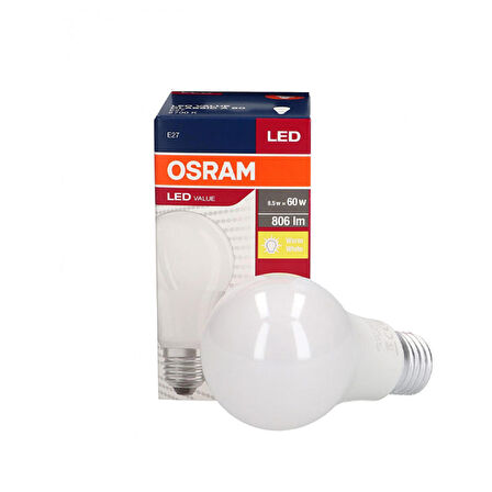 Osram 8.5W Led Ampul Sarı Işık 10 lu Paket