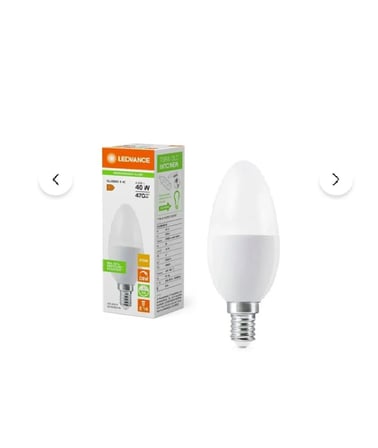 Osram Ledvance Ledvance 4,9W Dimmer Edilebilir E14 Sari İsik Led Mum Ampul 4099854044052