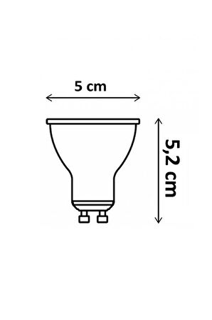 Osram Ledvance 6W (50W) Par16 Dim Led Ampul Sarı Işık 3000K -GU10 Duy