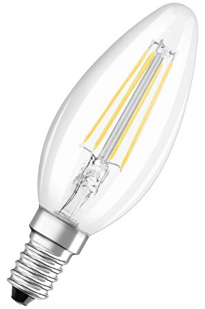 OSRAM LED BASE FIL 4W/2700K E14 470lm 2 Lİ PK