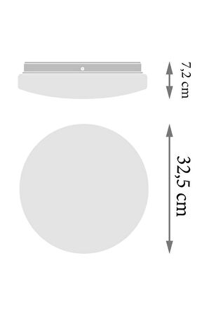 Osram-Ledvance 24W Led Plafonyer 3000K Sarı Işık