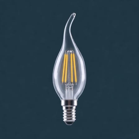 Osram LED Filament 4W 2700K 470LM E14 Duy Kıvrık Uç   Ampul - Beyaz Işık