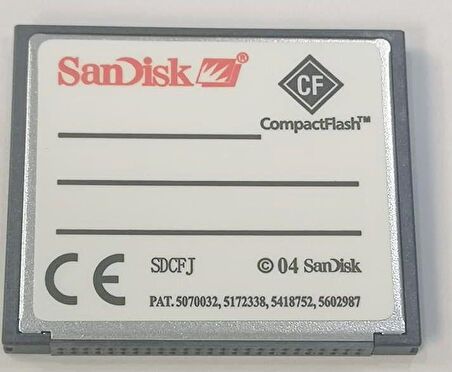 8 GB SANDISK COMPACT FLASH HAFIZA KARTI