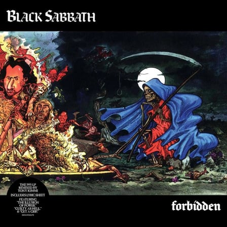 BMG Records Black Sabbath Forbidden Plak Tony Iommi Remix Siyah Vinil