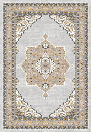 Pamuk Dokuma Taban Kaymaz Yıkanabilir Klasik Desenli  Salon Halısı Mutfak Halısı Koridor Halısı