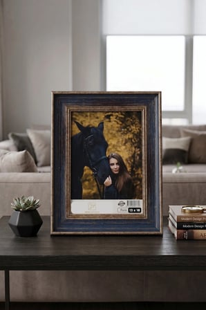 Rustik Seri 13 x 18 Fotoğraf Çerçevesi Camlı Dekoratif Duvar&Masa Plastik Çerçeve