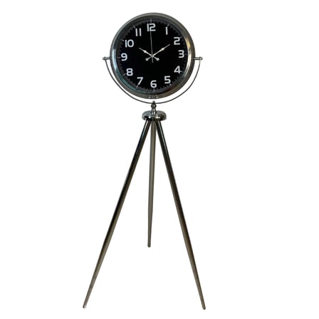 Krom Majesty 150 x 45 Cm Metal Tripod Ayaklı Saat iegxx