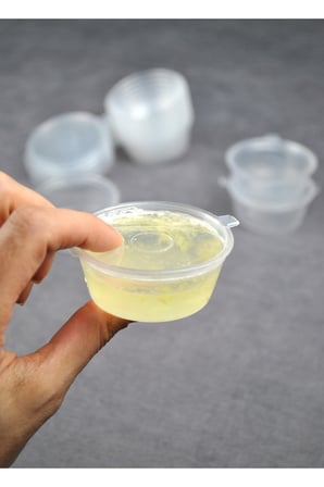 20 Adet Sızdırmaz 60 ml Mini Plastik Saklama Kabı Sosluk Buzluk Kabı, Et Suyu, Kemik Suyu, Sos Kabı