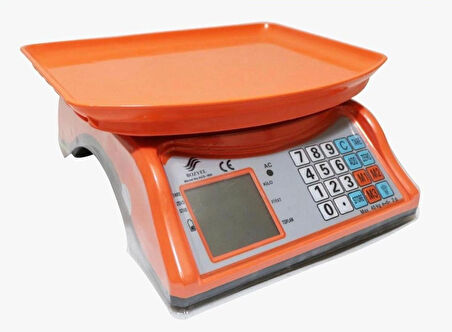 40 KG PLASTİK KEFELİ ELEKTRONİK TERAZİ