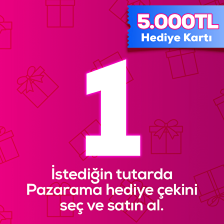 Pazarama Hediye Çeki 5000 TL