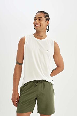 DeFacto Regular Fit Kısa Boy Deniz Şortu D4073AX24HSKH172