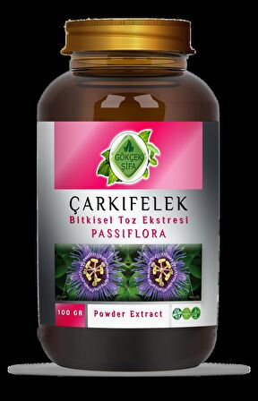 Passiflora (Çarkıfelek) Toz Ekstresi 100 Gr. Cam Kavanoz