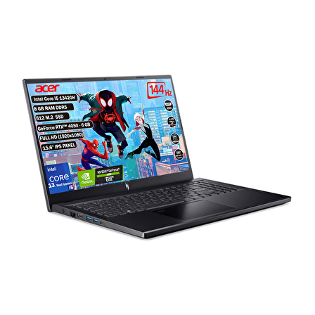 Acer Nitro V 15 Intel Core i5 13420H 8 GB 512 GB SSD Rtx 4050 6 GB Freedos 15.6" FHD IPS Taşınabilir Bilgisayar NH.QNBEY.001